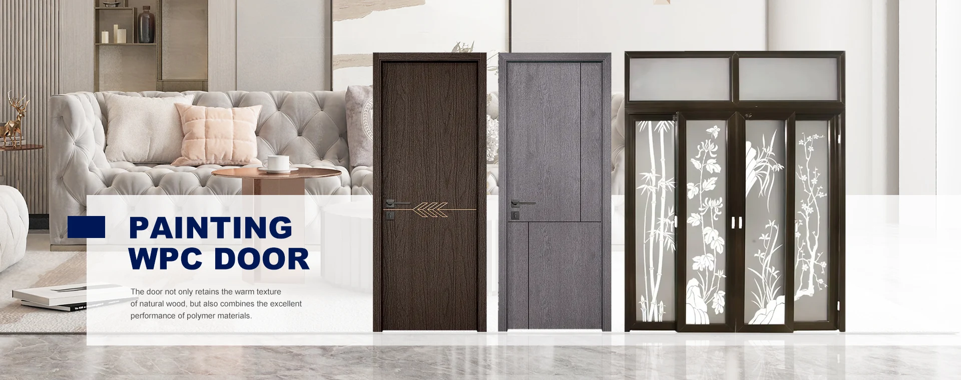 Pintar proveedor de puertas de WPC