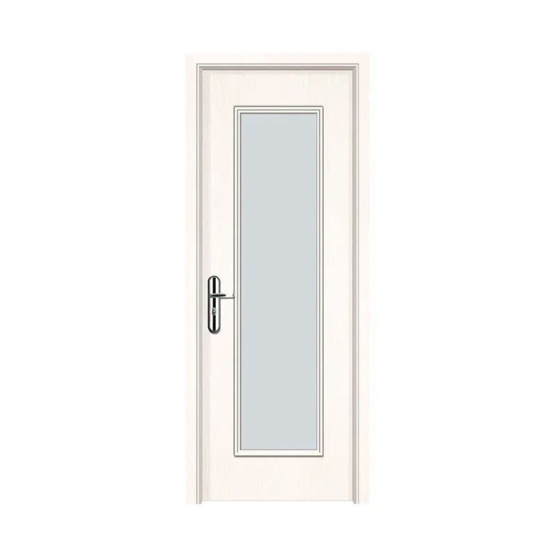 Puerta de WPC con vidrio